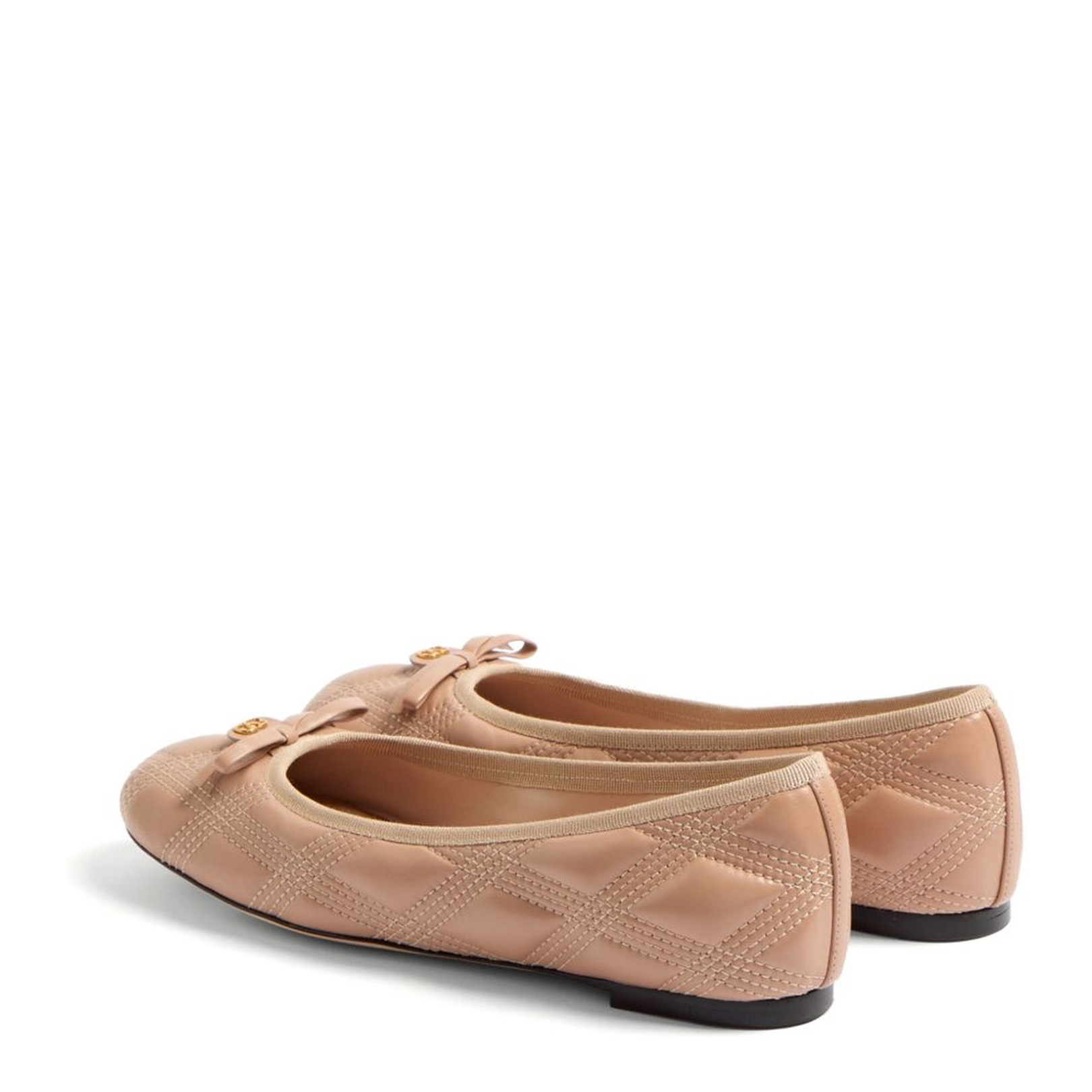 Quiltie 67 Leather Ballet Flats