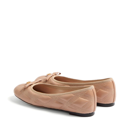 Quiltie 67 Leather Ballet Flats