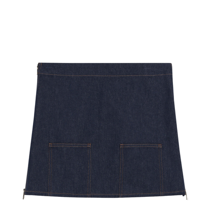 Navy Blue Mini Skirt