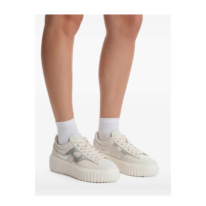 MAYFEYR - Hogan - Striped Nappa Leather Sneakers - HXW6450FE91NCS