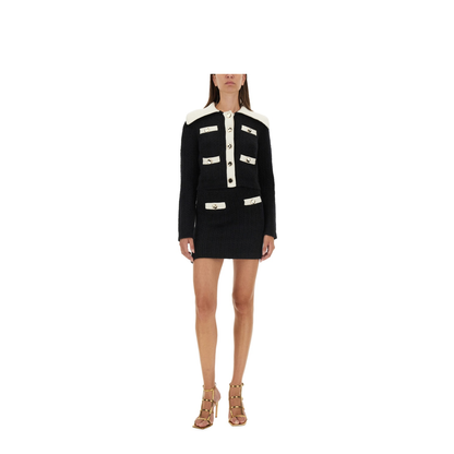 MAYFEYR - Self Portrait - Mini Skirt - AW24074SKBBLACK
