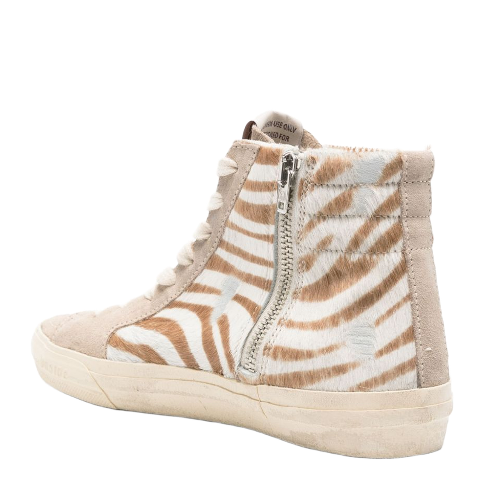 Light Beige Front Lace-Up Fastening Shoes