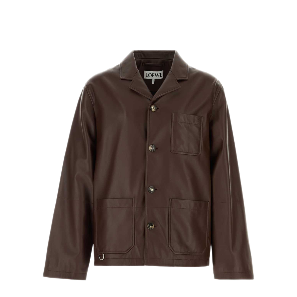 MAYFEYR - Loewe - Chocolate Leather Jacket - H526Y19LAZDARKCHOCOLATE