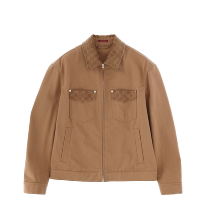 Jacket with Zipper and Collar