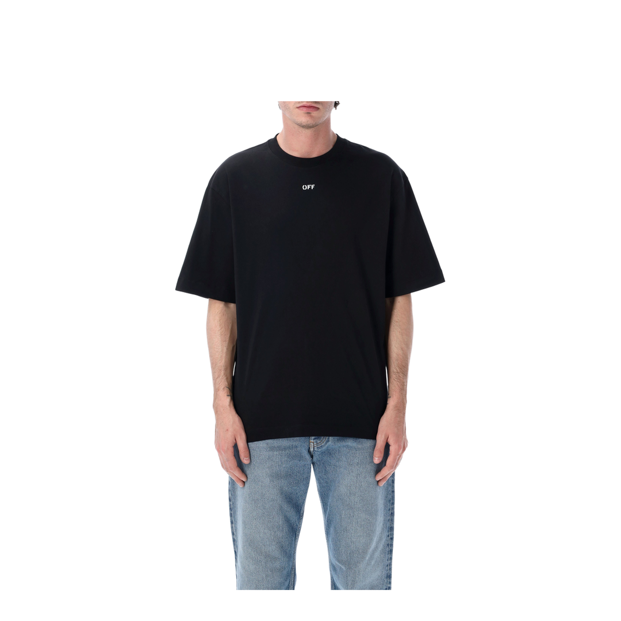 MAYFEYR - Off-White - T-Shirts And Polos Black - OMAA120S26JER0040001
