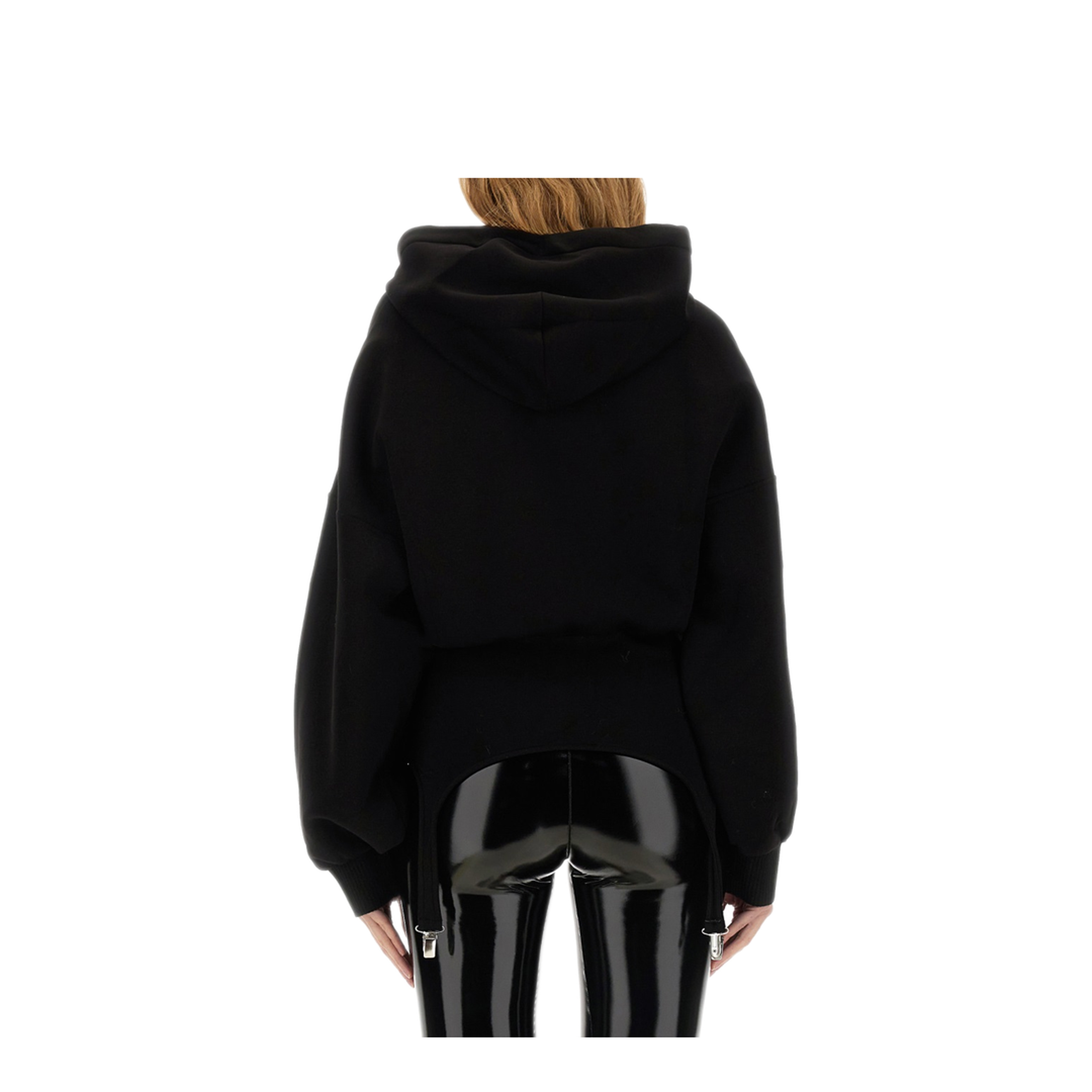 MAYFEYR - FIORUCCI - Sweatshirt With Suspenders - W01FMSHO268NE01BK01BLACK