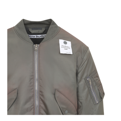 MAYFEYR - Acne Studios - Stone Grey Bomber Jacket - B90881AA7