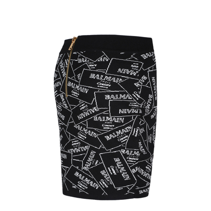 Short Skirt with Monogram