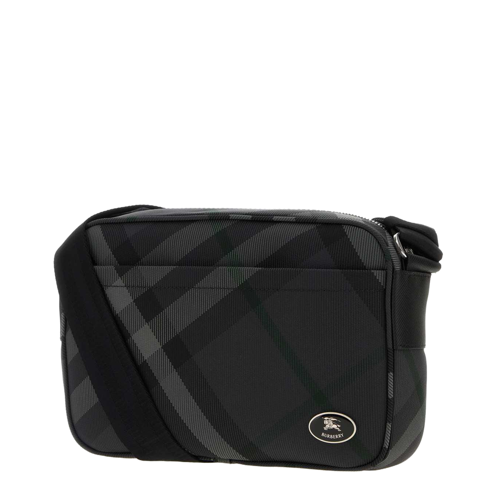 Grid Handbags in Gray