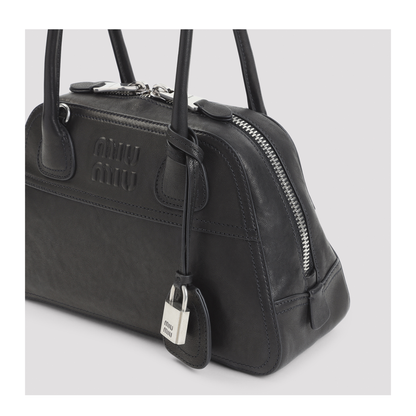 MAYFEYR - Miu Miu - Vivian Nappa Shoulder Bag - 5BB200VOOO2BBLF0002