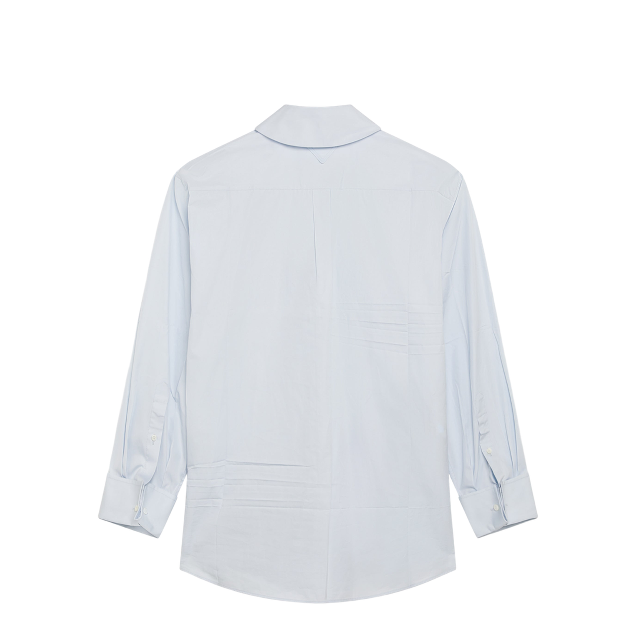 MAYFEYR - Prada - Light Blue Cotton Shirt With Scarf - P470JROOO1XV2F0M10