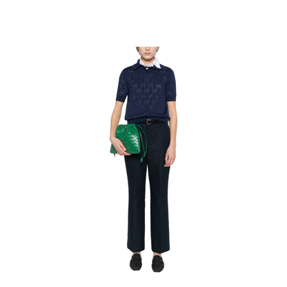Silk and Cotton Polo Shirt