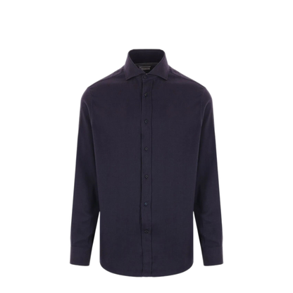 MAYFEYR - Brunello Cucinelli - Herringbone Cotton Blend Shirt - MY6370627