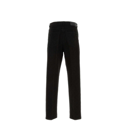 MAYFEYR - Ferragamo - Black Cotton Pants - 144465782902NERO