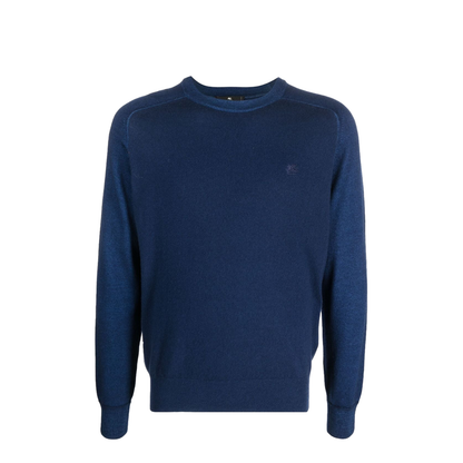 Logo-embroidered Crewneck Knitted Jumper