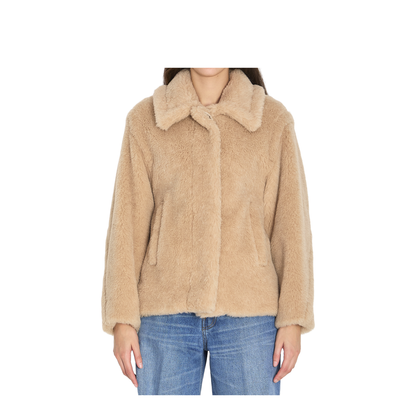 Cropped Teddy Coat