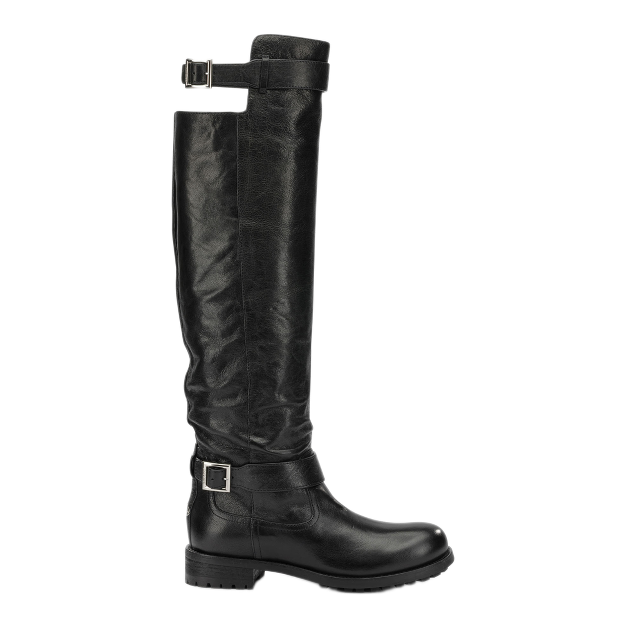 MAYFEYR - Jimmy Choo - Biker Knee High Boots - BIKERKBERZBLACK