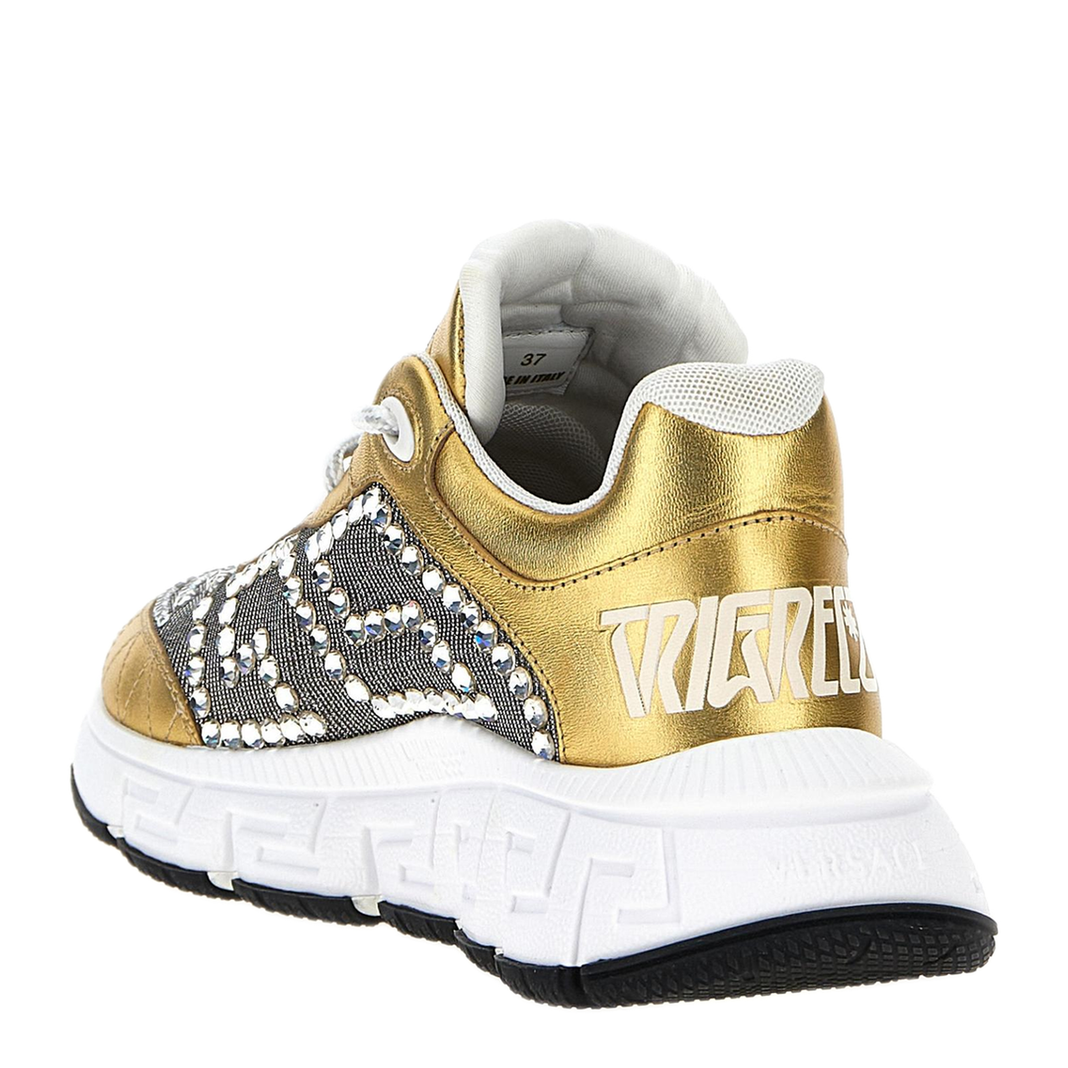 MAYFEYR - Versace - Sneaker In Vitello Laminato - 10041831A027502X060