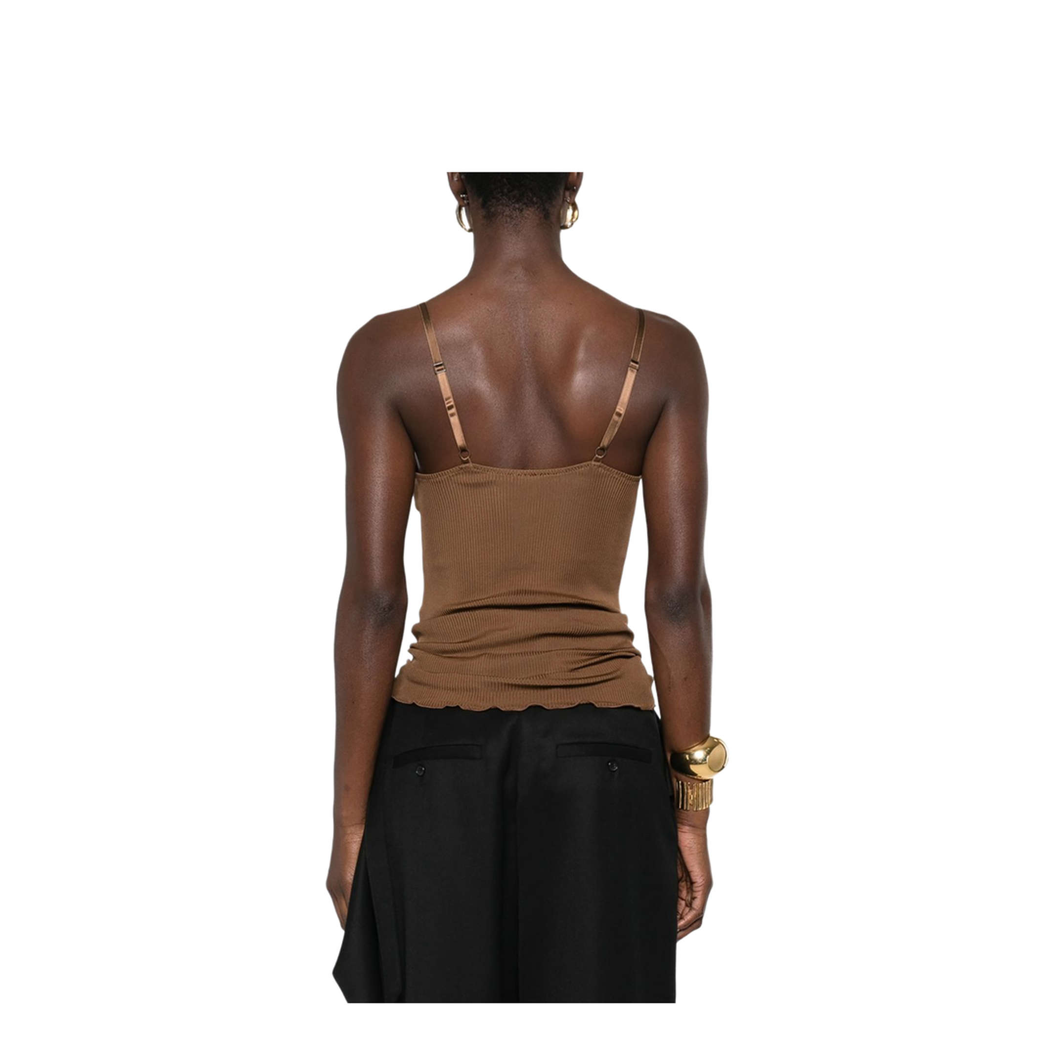 MAYFEYR - Saint Laurent - Lace Silk Top - 796843Y37SM2574