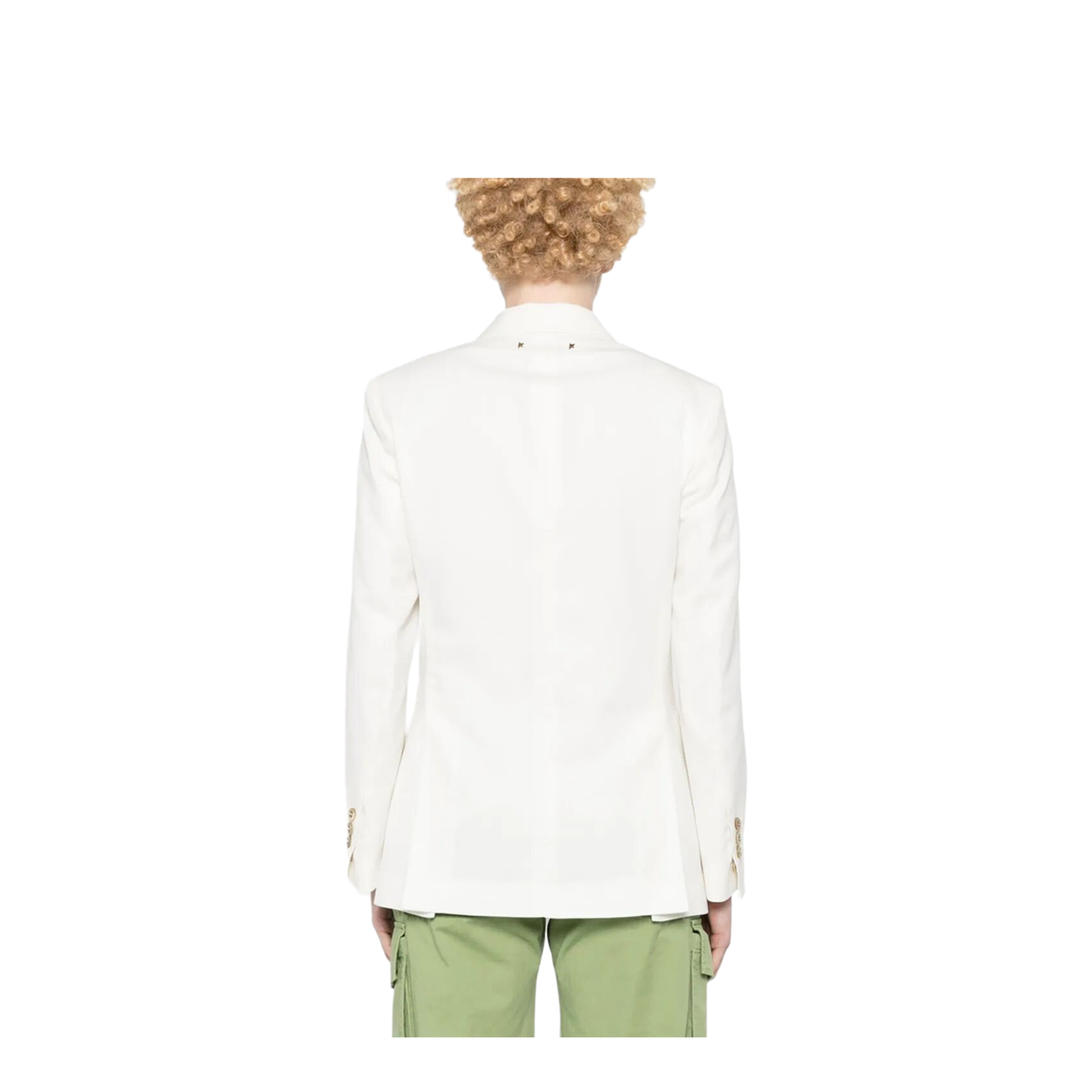 MAYFEYR - Golden Goose - Double-Breasted Wool Blend Blazer - GWP00829P001382