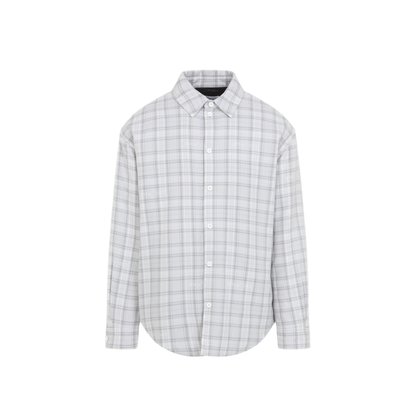 MAYFEYR - Off-White - Flannel Wool Overshirt Padded Coat - 44MES01FF26F001050LIGHT