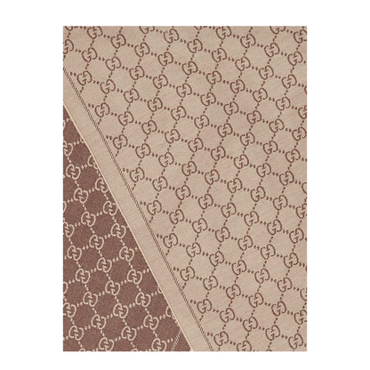 Wool Scarf in Light Brown