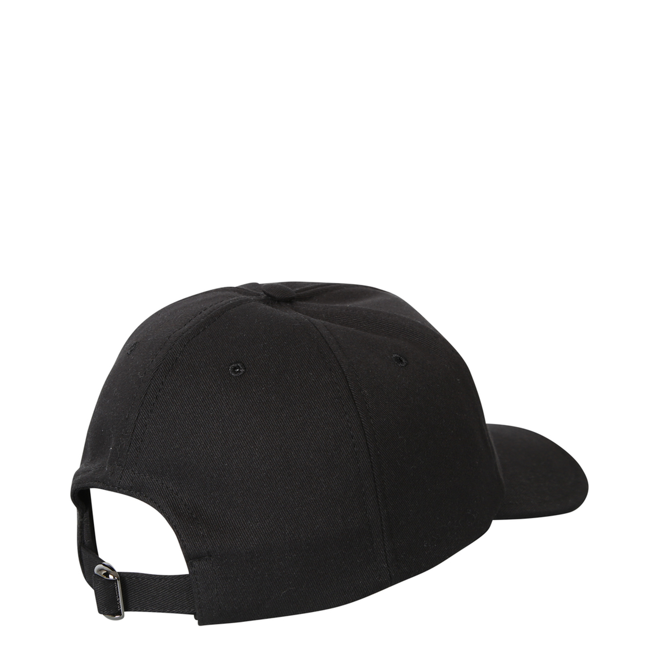 Black Cotton Baseball Cap