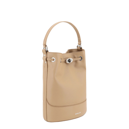 Small Leather Bucket Bag