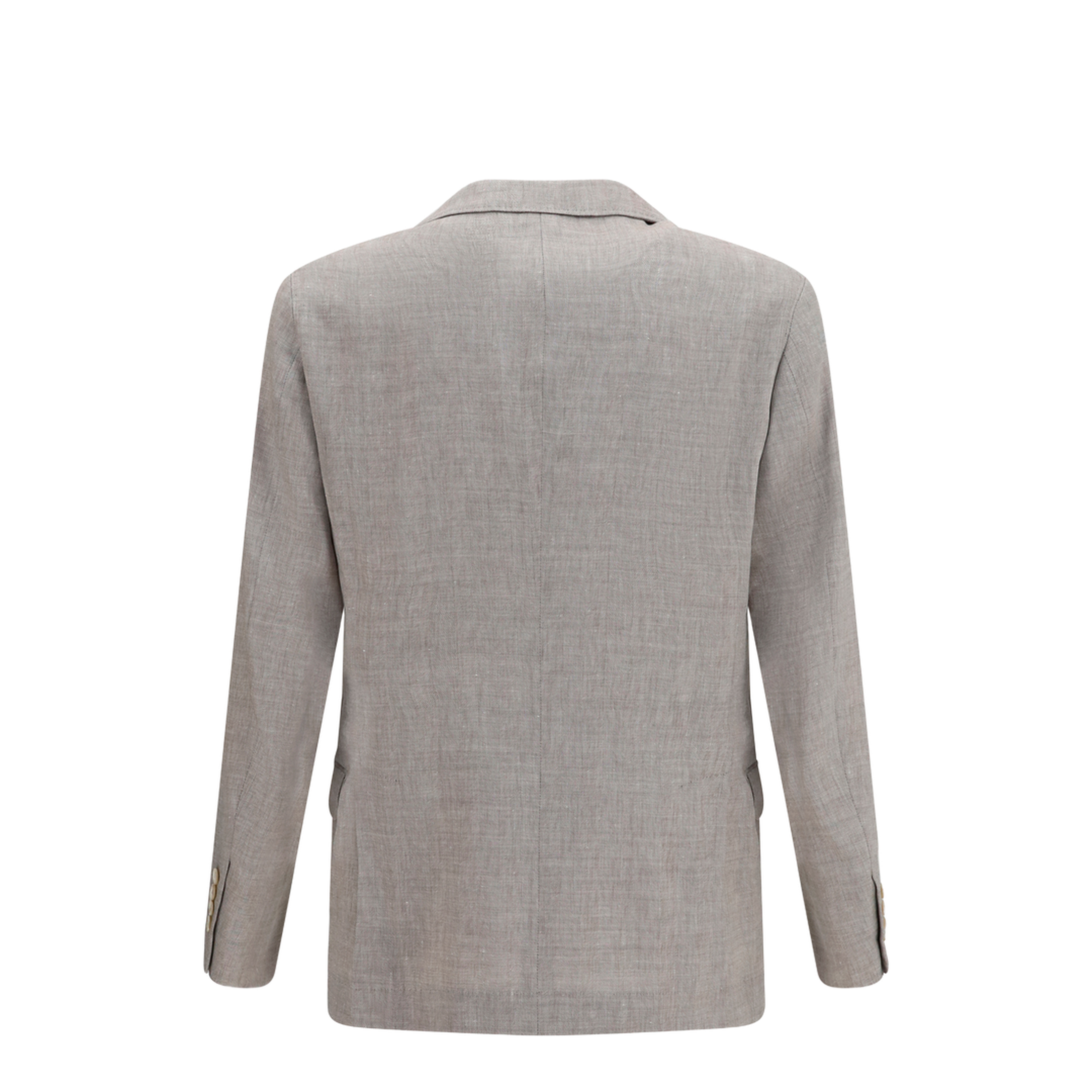 MAYFEYR - Brunello Cucinelli - Deconstructed Linen And Wool Chevron Jacket - MZ4087BTD