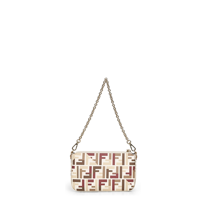 Baguette Ff fabric Pouch - Multicolour