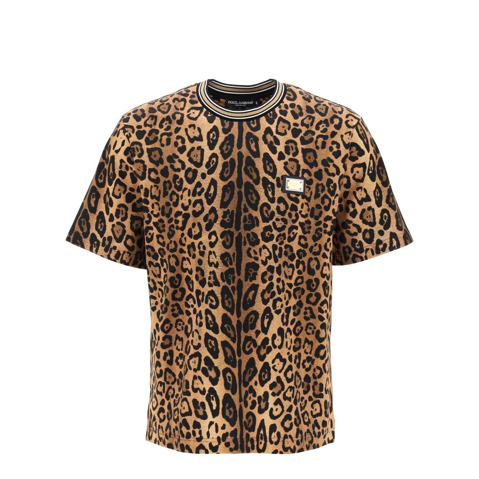 Dolce & Gabbana leopard print t-shirt with