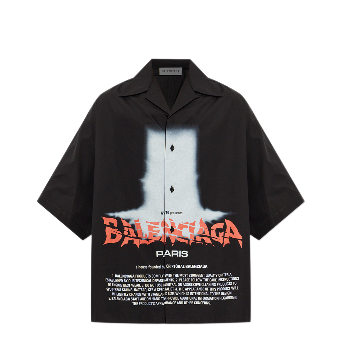 MAYFEYR - Balenciaga - Black Poplin Shirt - A001ZPTULA91000