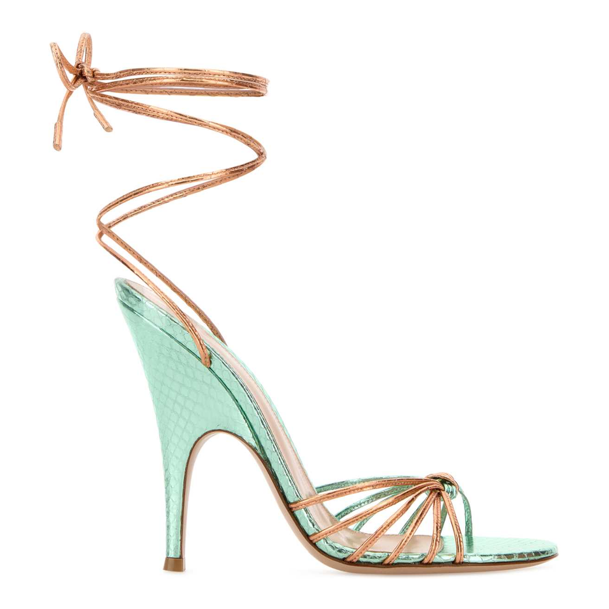 MAYFEYR - Gianvito Rossi - Two Tone Leather Sandals - G3270111RICAYEALRG