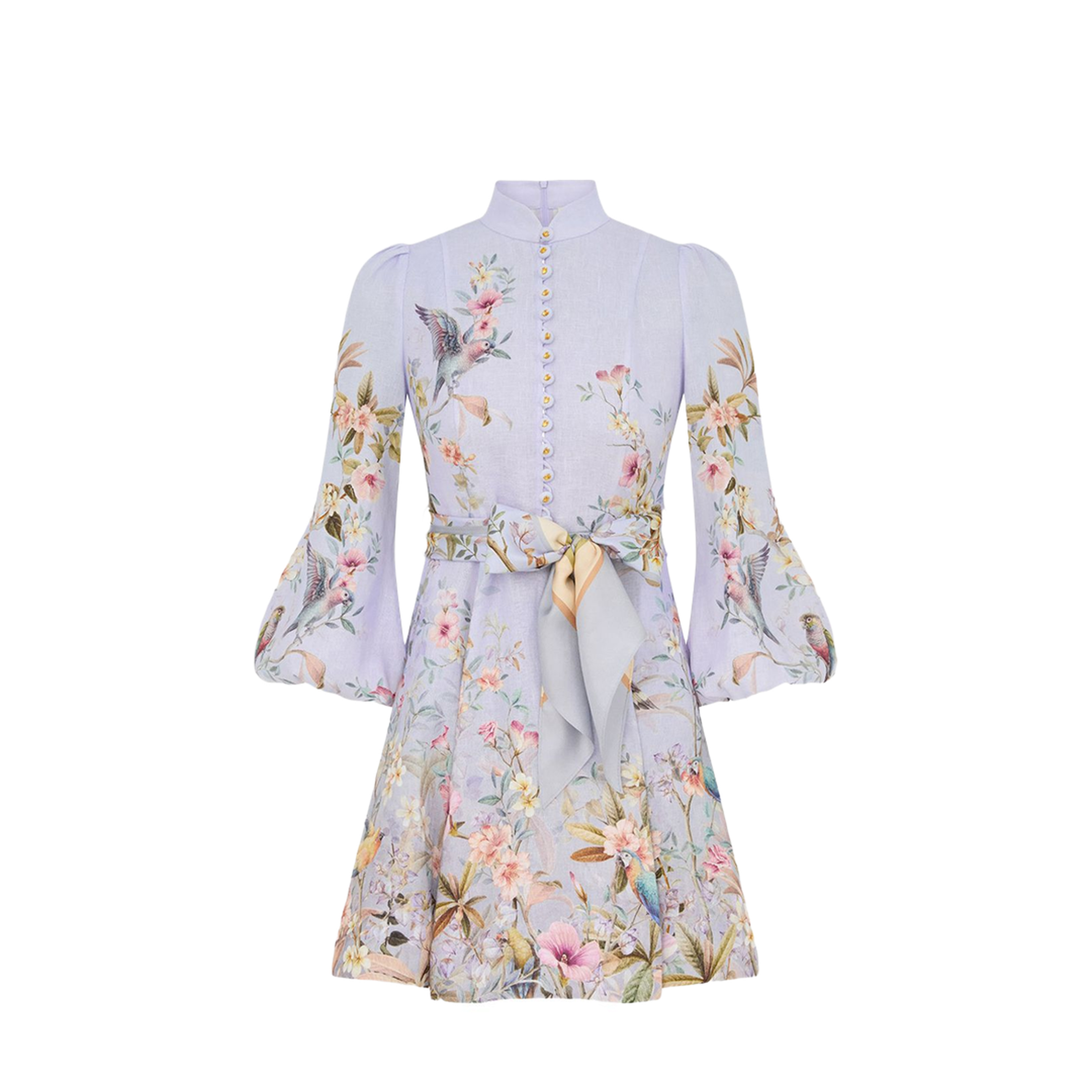 Rebellion Button Mini Dress