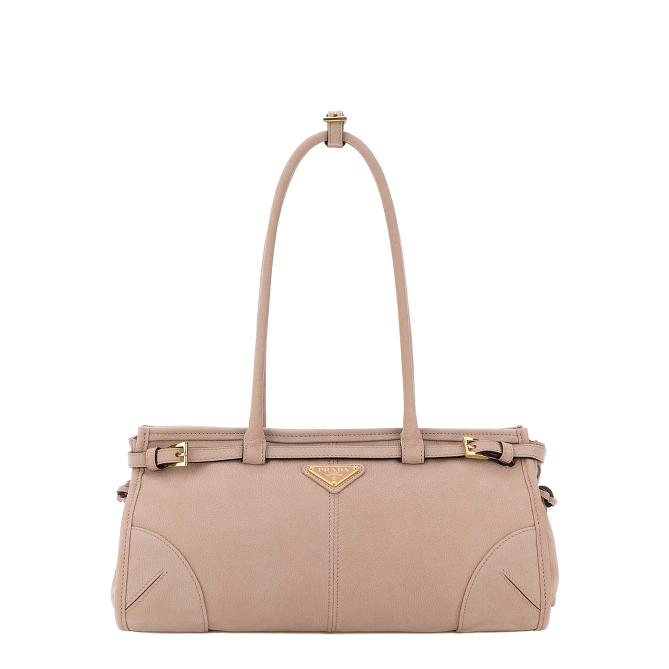 MAYFEYR - Prada - Pink Nabuk Bonnie Shoulder Bag - 1BA426VMOM2GB8F01U0