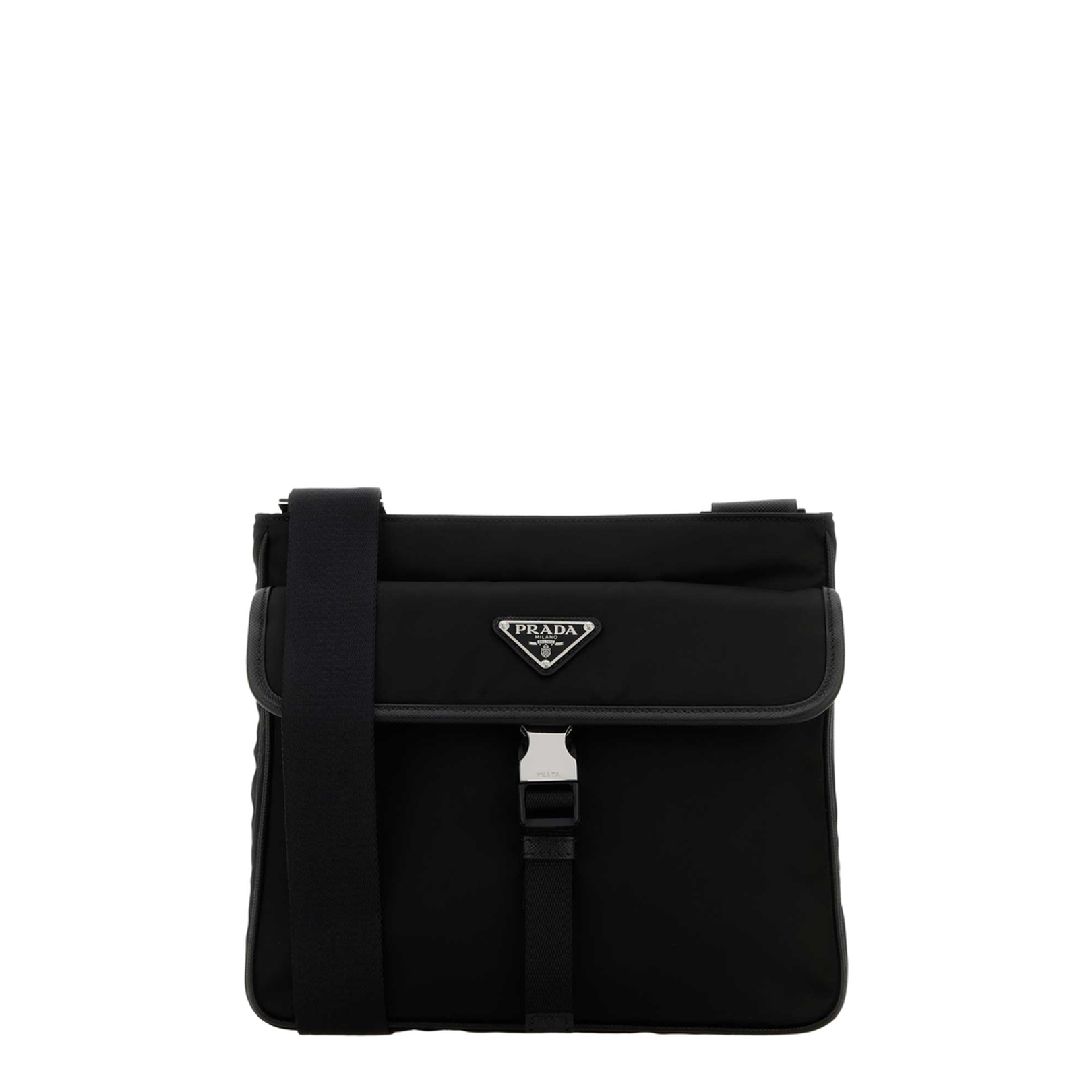 Black Nylon Crossbody Bag