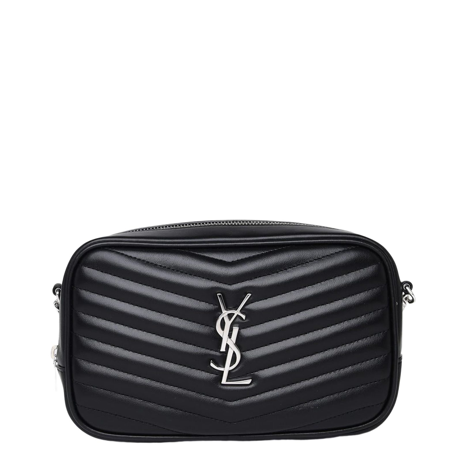 Lou Mini Leather Shoulder Bags - Black
