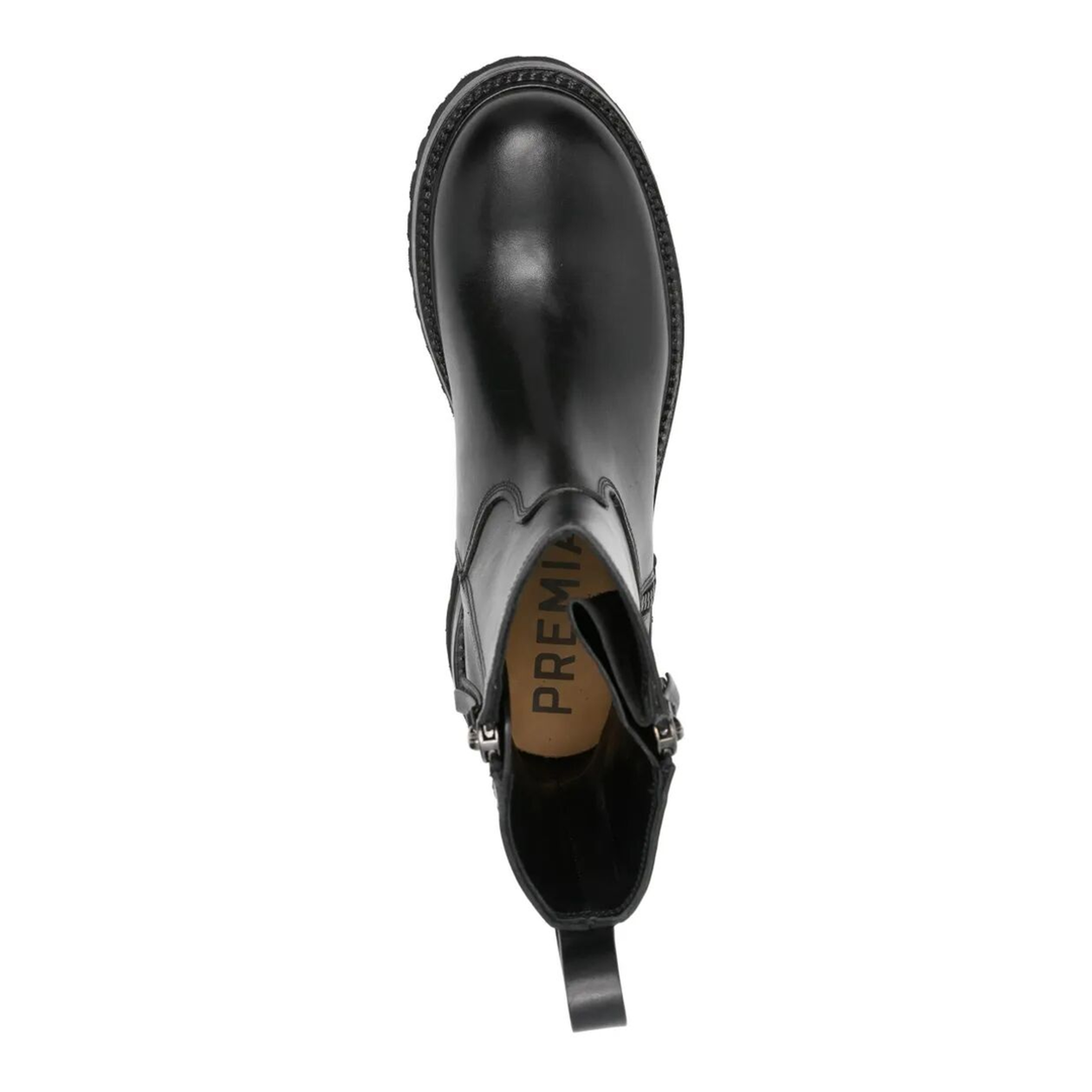 MAYFEYR - PREMIATA - Elba Leather Ankle Boots With Zip - 32338NERO