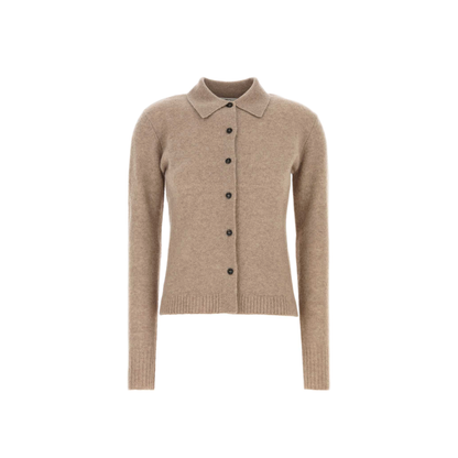 MAYFEYR - Max Mara - Beige Stretch Cashmere Blend Cardigan - 2621346042600002