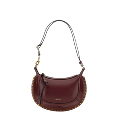 Oskan Moon Calfskin Shoulder Bag - Burgundy