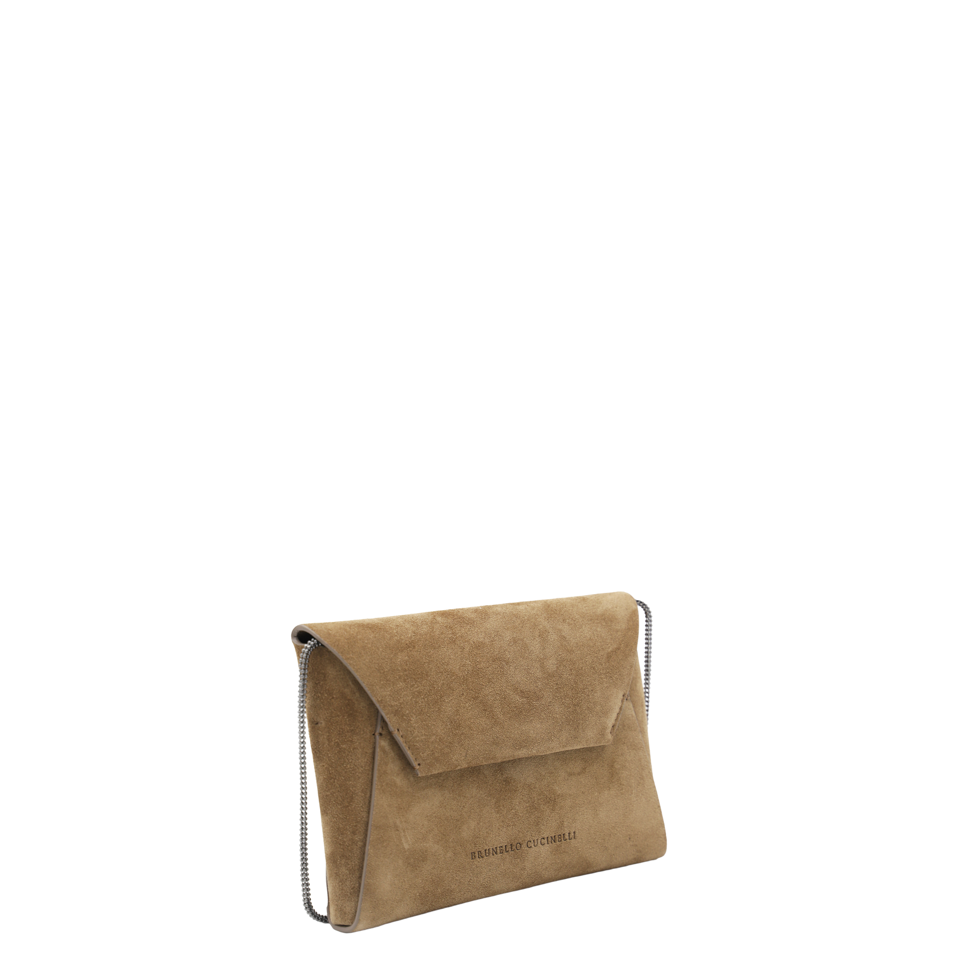 Suede Clutch Bag