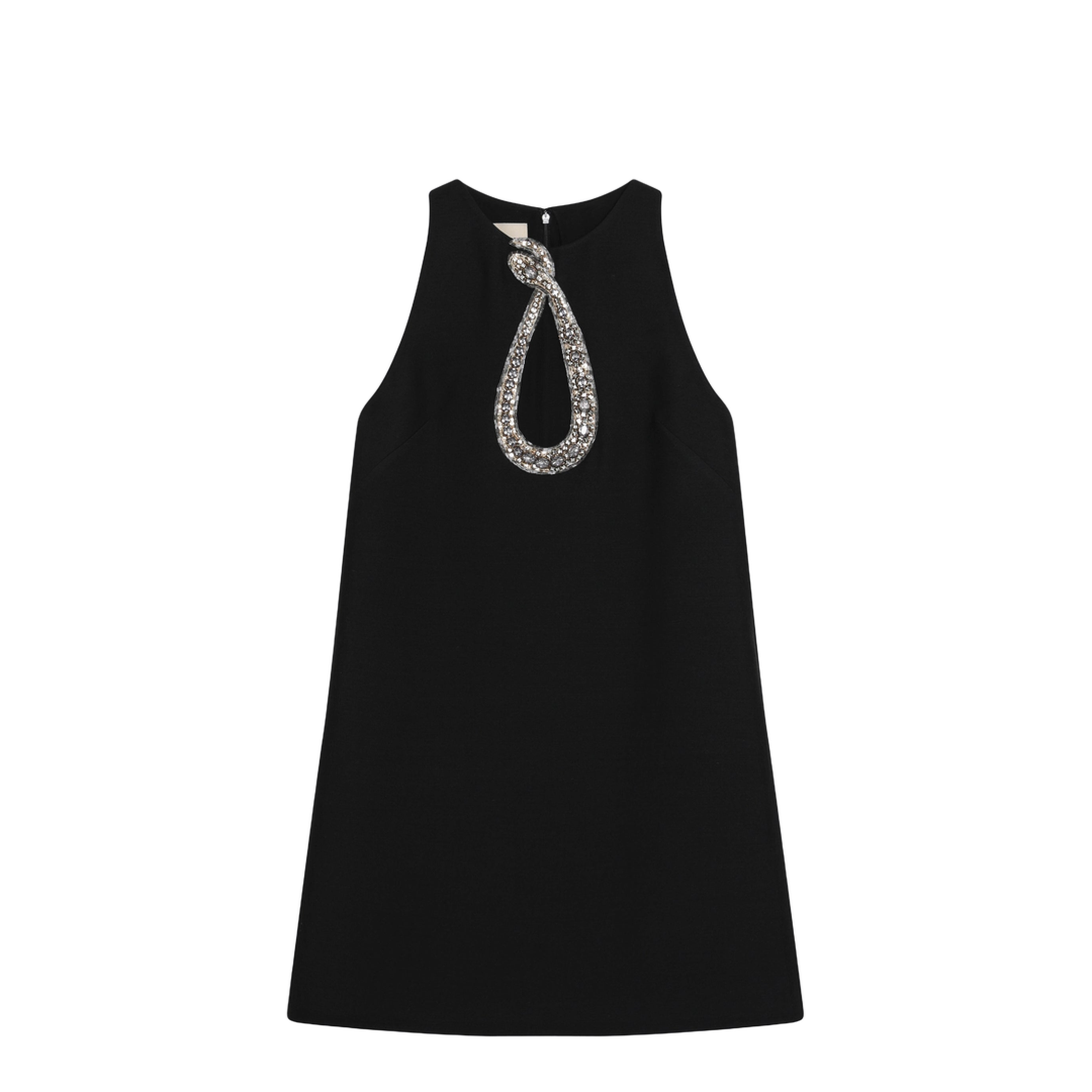 Black Wool Blend Dress