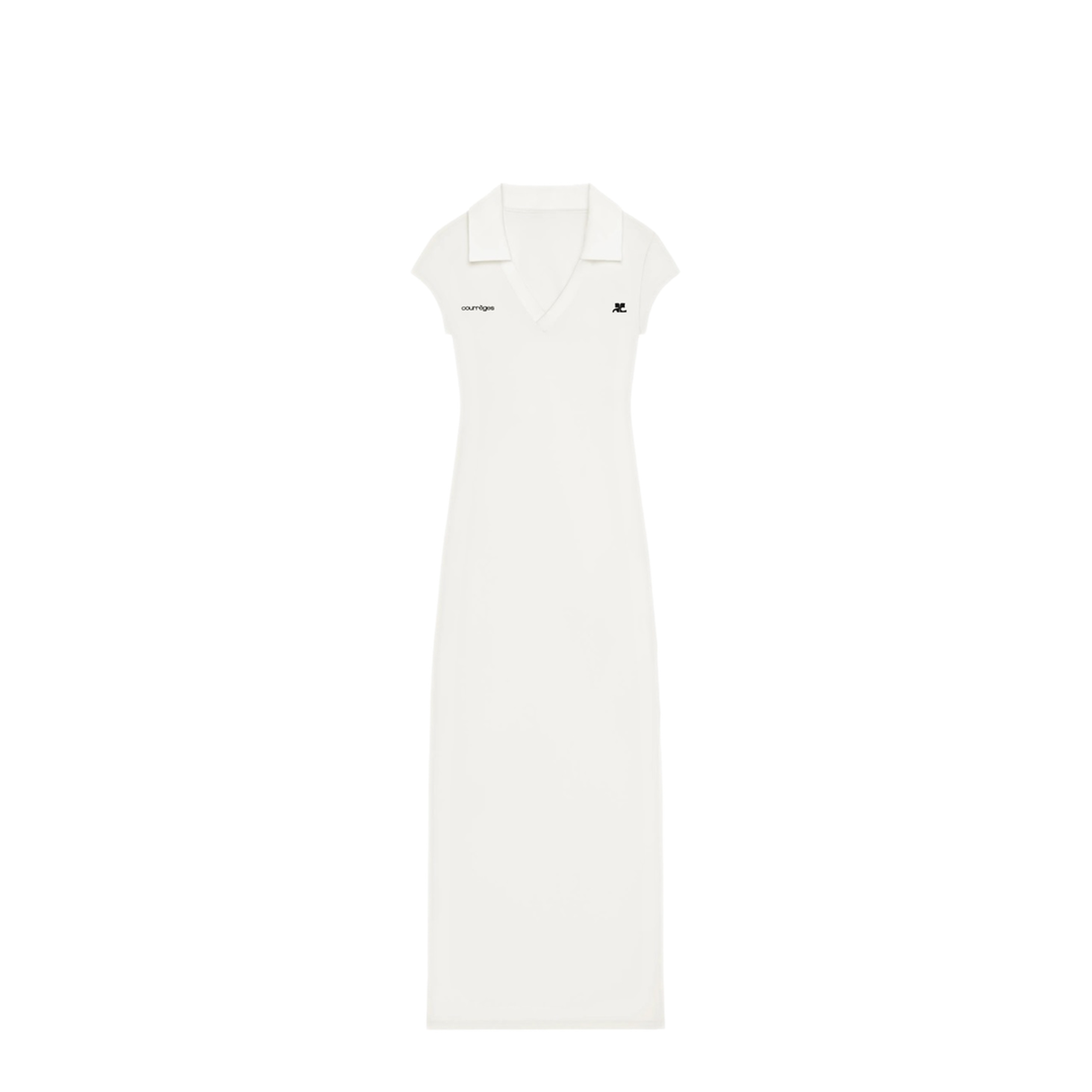 MAYFEYR - Courreges - Long Sports Polo Shirt Dress - 126JRO807JS01950098