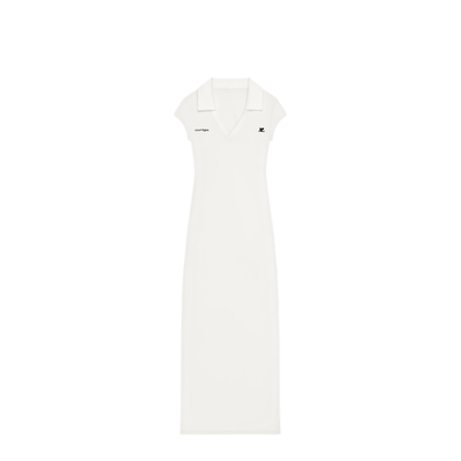 MAYFEYR - Courreges - Long Sports Polo Shirt Dress - 126JRO807JS01950098