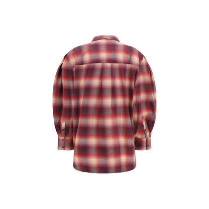 MAYFEYR - Ganni - Cotton Flannel Check Shirt - A1040415266