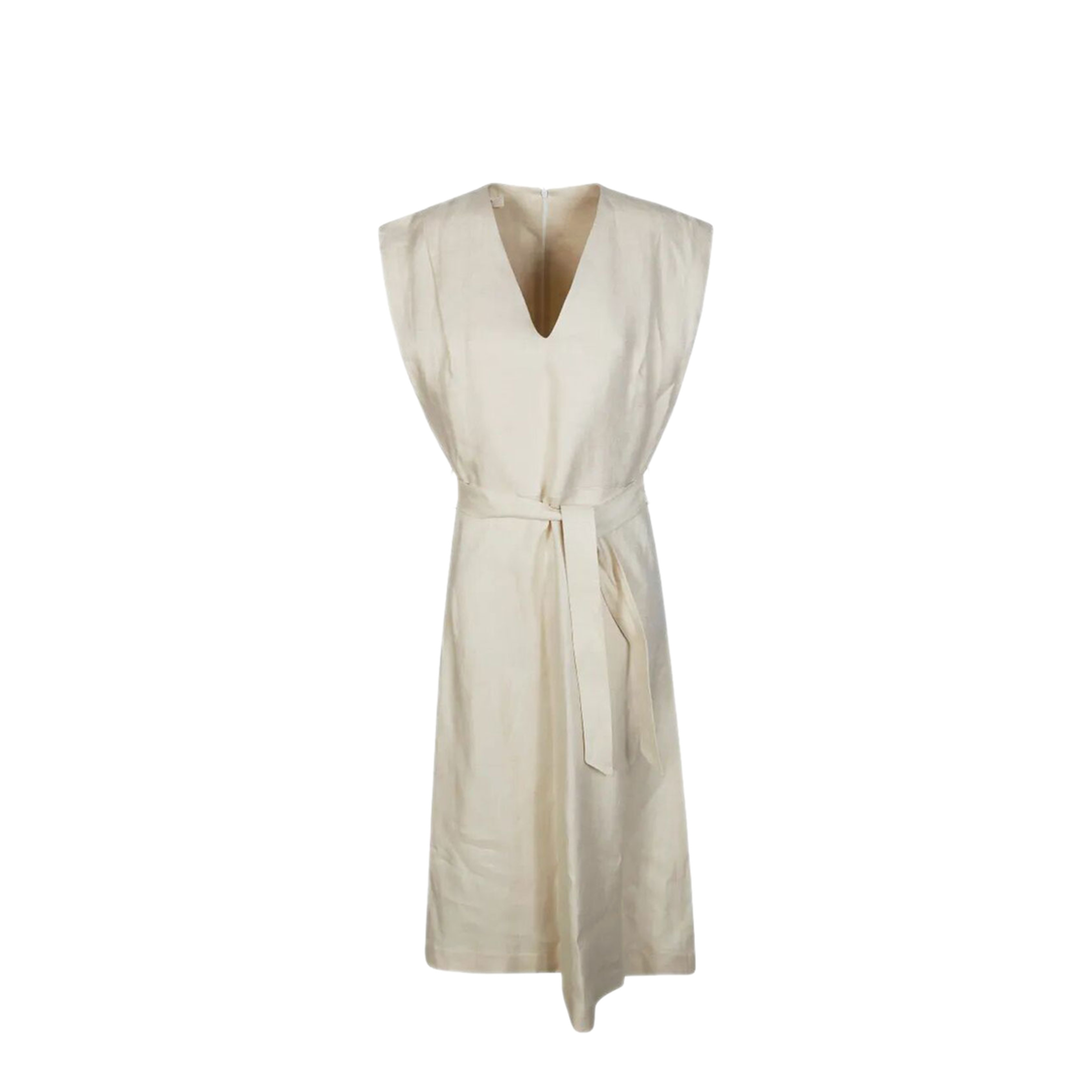 MAYFEYR - INCOTEX - Lia V Neck Belted Midi Dress - 5D1033L7058020