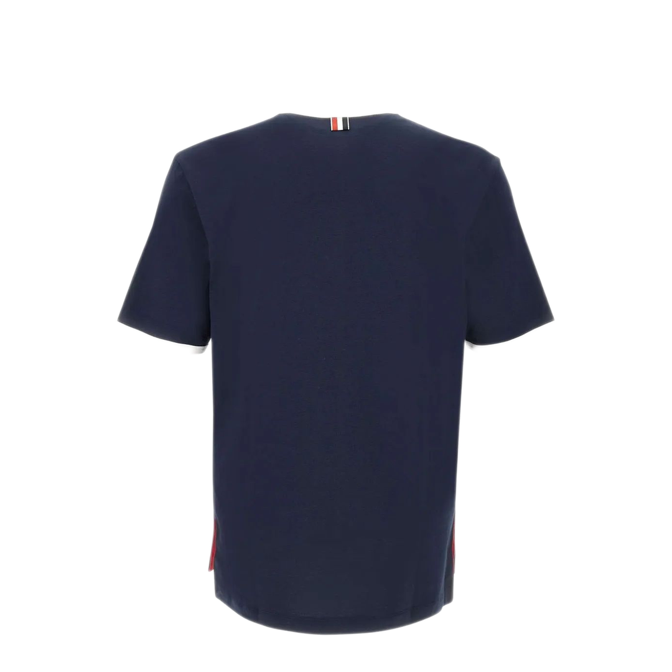 MAYFEYR - Thom Browne - Ss Ringer Tee In Medium Weight Jersey - MJS083A00042415