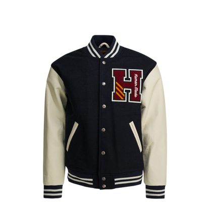 MAYFEYR - Human Made - Wool And Nylon Bomber Jacket - HM30JK043NAVY
