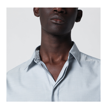 MAYFEYR - Lardini - Light Blue Cotton Blend Shirt - PAFLYNNPAC1994810