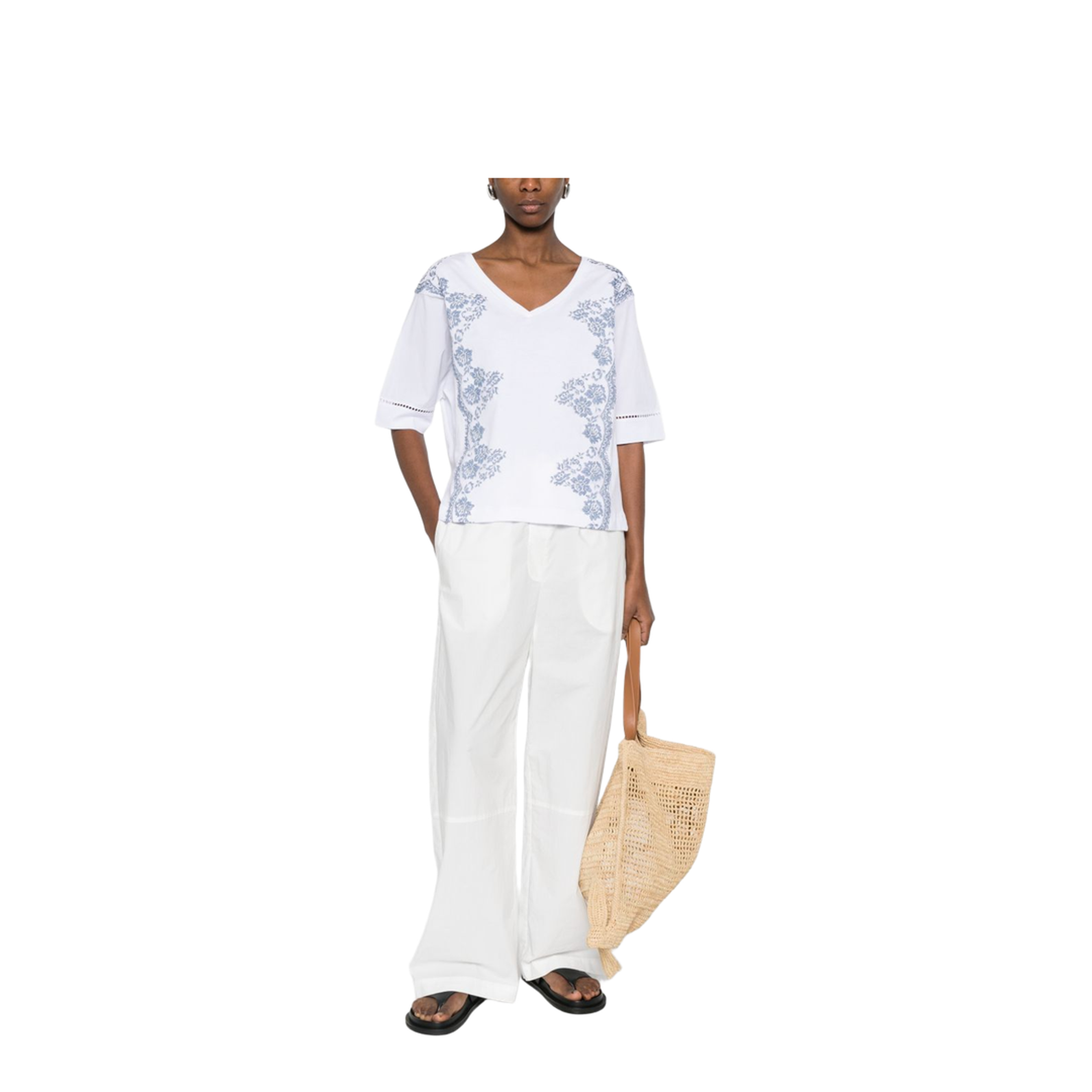 MAYFEYR - Ermanno Firenze - T-Shirts And Polos White - D48EL032EE4MFA39